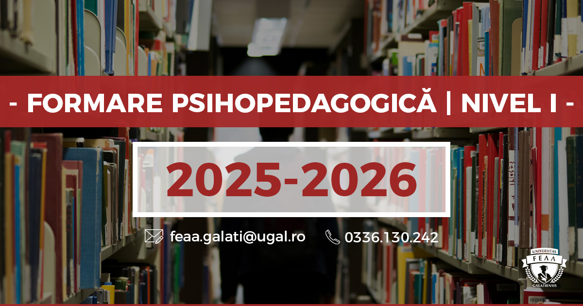 Anunt înscrieri studenți la programul de formare psihopedagogică – Nivelul I